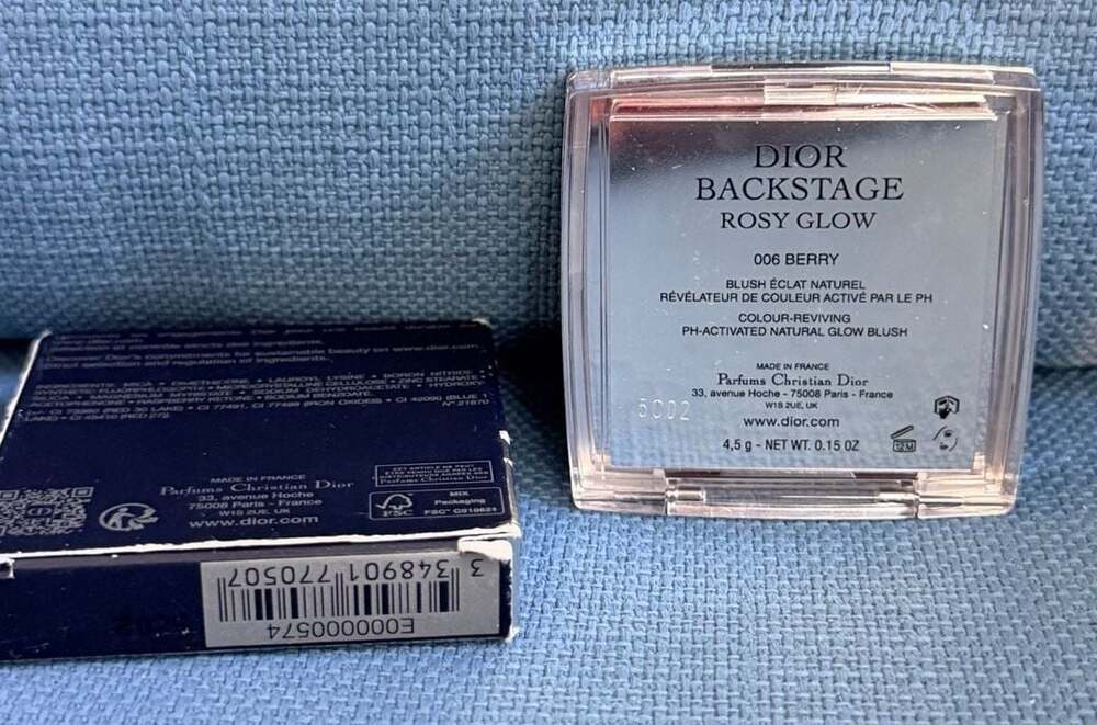 Dior Backstage Rosy Glow 006 Berry pH-Activated Blush NIB 0.12oz Full Sz - Picture 2 of 4